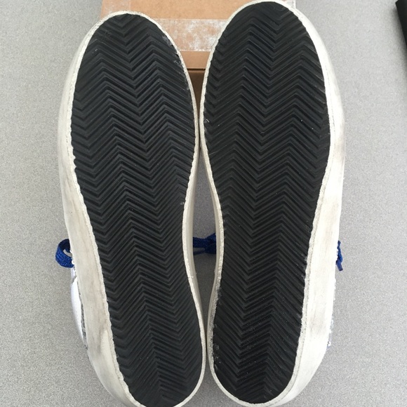 Golden Goose Mid Star Sneaker Silver Paillette NIB - Picture 7 of 8